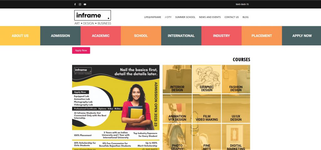 Inframe College Of Arts and Design